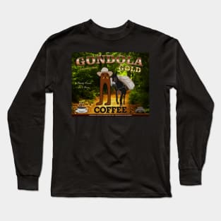 Gondola Gold Coffee Long Sleeve T-Shirt